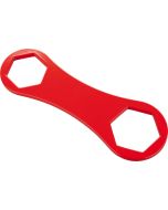 KEDO Doppelringschlüssel SW24/27mm, Reisewerkzeug (Alu beschichtet) für Benzinhahnsieb & Steuerkettenspanner- Kappe, passt in OEM-Werkzeugbox
