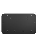 Verstärkungsplatte Tascheninnenseite, Aluminium schwarz kunstoffbeschichtet, ergänzt Art. 60721L & 60721R