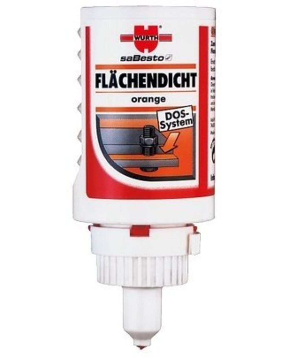 Dirko HT Dichtmasse rot (-60 bis +315°C; im Vergleich zu grauem