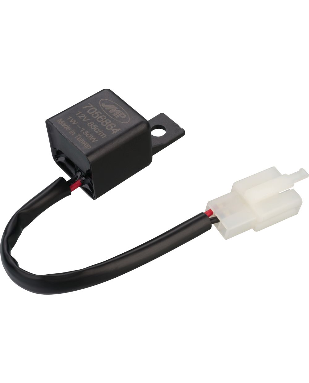 Blinkrelais 12V, elektronisch (Anschluss für orig. 3pol. Mini-  Systemstecker, lastunabhängig - für LED-Blinker geeignet, schraubbar)