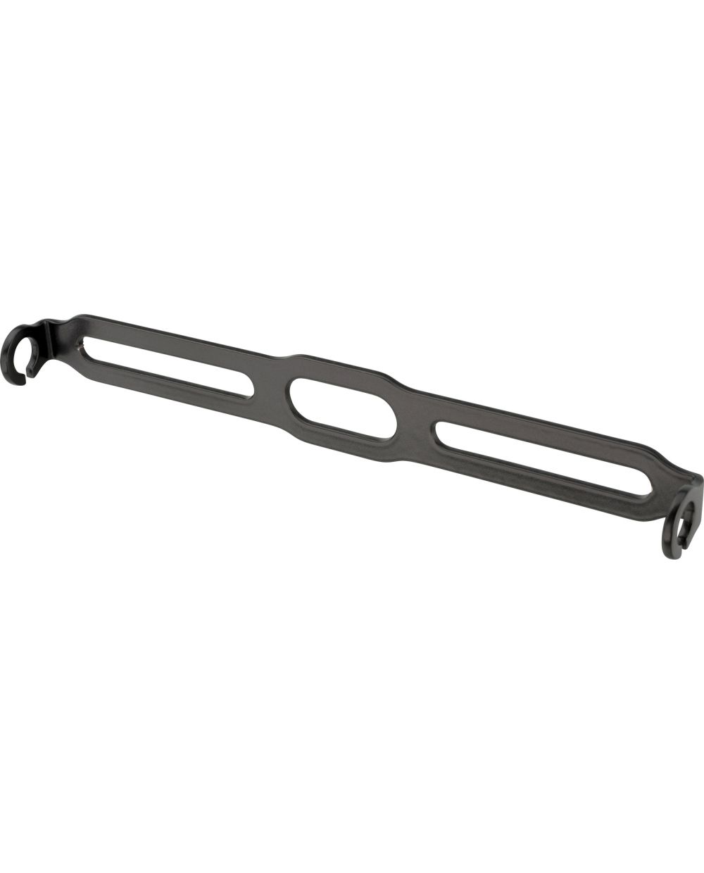 Blinkerhalter hinten, passend für div. Kennzeichenhalter, für Blinker mit  M8-Bolzen, Größe 160x21mm für 180mm Kennzeichenbreite geeignet