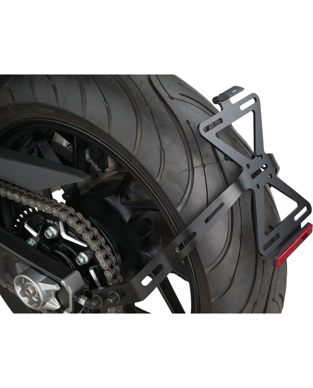 Kennzeichenhalter Motorrad, mit Kennzeichenbeleuchtung, Einstellbare  Winkel, Nummernschildhalterung Motorrad, Motorrad Kennzeichenhalter, für  Sportster Z900 SV650, FZS600, FZS1000, MT01, 07, 09 : : Auto &  Motorrad