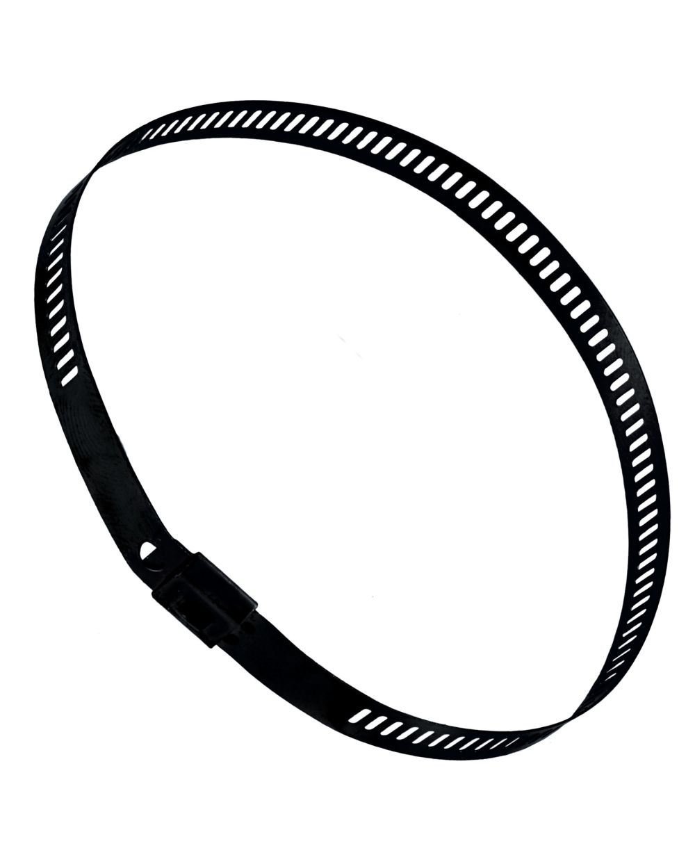 Edelstahl-Kabelbinder, 225mm, 7mm breit, schwarz beschichtet, max