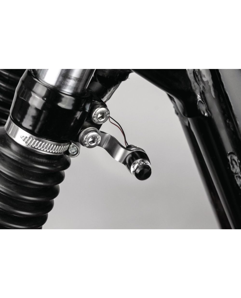Motorrad 35-51mm Metall Vordere Gabelhalterung Klemme Blinker