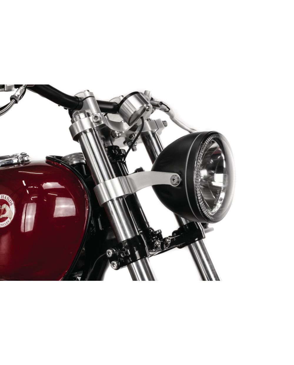 Universelle Motorrad-Scheinwerfer-Blinker-Halterung für 41 mm Gabelroh