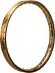 Replika Alu-Felge 1.60x21', gold glanzeloxiert, einbaufertig gebohrt