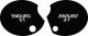 Seitendeckelaufkleber-Set 'Enduro XT' rechts+links, schwarz (Schrift weiß)