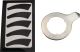 Verschleißanzeiger für Bremsbacken, inkl. 5 Stück Aufkleber SCHWARZ, angelehnt an späte XT-Bremsankerplatte, Ausrichten bei Montage neuer Bremsbacken