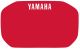 Dekor Lampenmaske, rot mit weißem YAMAHA Schriftzug (HeavyDuty-Qualität mit Schutzlaminat) passt für Art. 29112RP/29467RP/29468RP