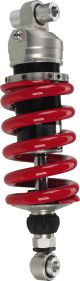 YSS Mono Rear Shock (Vehicle Type Approval), Red Spring, Rebound Adjustment 30 Clicks, Stepless Preload Adjustment, +-5mm Height Adjustment