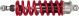 YSS Mono-Stoßdämpfer (ABE), rote Feder, 395mm Länge, Zugstufe 30 Klicks, Federvorspannung variabel, +5mm Höhenverstellung am Dämpfer möglich
