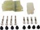 Steckergehäuse-Set Waterproof MT 4-fach inkl. 2x4 Kontakte, 8x Dichtstopfen