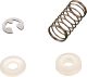 Düsennadel Kleinteile-Set 4-teilig (Feder, Kunststoffscheiben, Clip), passend für Mikuni VM34SS-Vergaser