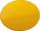Startnummerntafel Vintage, oval (gelb) Abm. ca. 270x215mm, 1 Stück