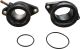 Ansaugstutzen-Set (rechts & links) (offen) inkl. O-Ringen, OEM-Vergleichs-Nr. links 3YF-13586-00, rechts 3YF-13596-00