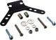 KEDO DB-01R Tachohalter-Set Edelstahl schwarz, für KOSO-Tacho Art. 40419, Lieferung ohne Tacho, inkl. Montagematerial