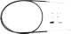 Gaszug-Selbstbau-Set komplett, Außenzug ca. 135cm, Innenzug ca. 160cm, 1.5mm Drahtseildurchmesser, inkl. div. Lötnippel