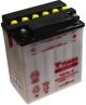 Batterie YUASA 12V, Typ YB14L-A, trocken ungefüllt, benötigt 0,9l Batteriesäure (Säure nicht per Versand verfügbar)