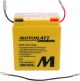 Batterie 6V (6N6-3B-1) 6V / 6 Ah, Japanstecker-Anschlüsse, wartungsfrei befüllt, auslaufsicher durch AGM-Technologie (Glasfaservlies)
