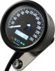 Daytona 'Velona 2' Tachometer 260km/h, Abm. 60x45 mm, schwarz (km/h,km Gesamt+Tag, Volt, Uhr, weiße LED-Beleuchtung + LC-Display, e-geprüft)