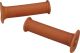 Griffgummi 'Seventy-One', Naturgummi hellbraun, Länge 126mm, 1 Paar, Enden geschlossen