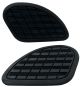 Scrambler-Tankpad, 1 Paar, schwarz, selbstklebend