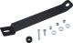 Kennzeichenstrebe, Edelstahl schwarz, passend für Art. 50096/50097 am originalen Kennzeichenhalter, inkl. Montagematerial