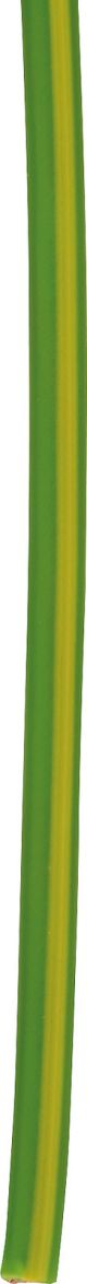KABEL, 1 Meter 0.75qmm grün-gelb (grünes Kabel mit gelbem Strich)