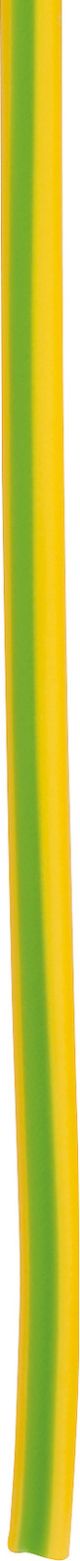 KABEL, 1 Meter 0.75qmm gelb-grün (gelbes Kabel mit grünem Strich)
