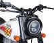 JvB-moto Lampenabdeckung 'D-Track' inkl. LED-Einsatz + Befestigungsmaterial (GFK unlackiert)