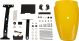TT-Style Heckumbau, Kotflügel Kunststoff gelb durchgefärbt, Montagematerial komplett inkl. LED Rücklicht getönt rauch-grau, e-geprüft