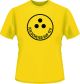 T-Shirt 'Ich sch*** auf 12V', Größe L, Farbe: gelb, Aufdruck: schwarz, 100% Baumwolle (ca. 160g/m2)