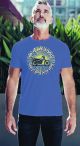 T-Shirt 50 Years XT500, Motiv: Splash 1981, Farbe blau, Größe M - XXL, Regular Fit, 100% Baumwolle