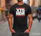 T-Shirt »XT500 Rider« , Farbe schwarz, Größe M-XL, Regular Fit, 100% Baumwolle