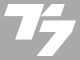 T7-Aufkleber, Folienplott aus durchgefärbter Fahrzeugbeschriftungs- Folie, Abm. ca. 180x130mm, weiß, 1 Stück