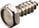 Blechschraube Edelstahl 4.8x13mm, mit Außensechskant SW 8mm, zur Befestigung des Sebring db-Killers