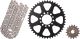 XW-Ring Kettensatz inkl. 16Z Ritzel, 45Z Kettenblatt, OFFENE RK520XRE-Kette mit 102 Gliedern, Hohlniet- und Clipschloss