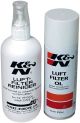 K&N Luftfilter-Reinigungs-Set, 355ml Reiniger & 204ml Öl (99-5003EU)