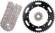 XW-Ring Kettensatz inkl. 14Z Ritzel grobverzahnt, 50Z Kettenblatt, OFFENE RK520XRE-Kette mit 112 Gliedern, Hohlniet- und Clipschloss