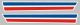 Seitendeckel-Aufkleber, 1 Paar Streifen in blau/weiß/rot, OEM-Vergleichs-Nr. 1VJ-21781-00 / 1VJ-21782-00