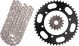 XW-Ring Kettensatz inkl. 15Z Ritzel, 45Z Kettenblatt, OFFENE RK520XRE-Kette mit 110 Gliedern, Hohlniet- und Clipschloss