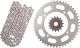 XW-Ring Kettensatz inkl. 15Z Ritzel feinverzahnt, 47Z Kettenblatt, OFFENE RK520XRE-Kette mit 110 Gliedern, Hohlniet- und Clipschloss