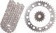 XW-Ring Kettensatz inkl. 15Z Ritzel feinverzahnt, 44Z Kettenblatt, OFFENE RK520XRE-Kette mit 110 Gliedern, Hohlniet- und Clipschloss