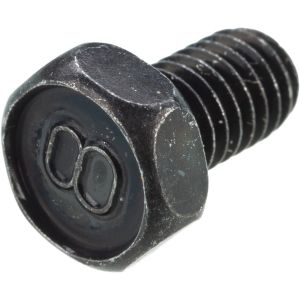 Sechskant-Schraube (OEM), M6x10 schwarz, z.B. Befestigung Sicherungsblech Art. 27075
