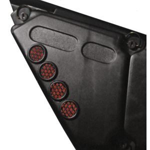 AirVents 25mm Durchmesser, inkl. Filtereinsätzen, 4er Pack, ohne TÜV (Luftfilterkastenventile)