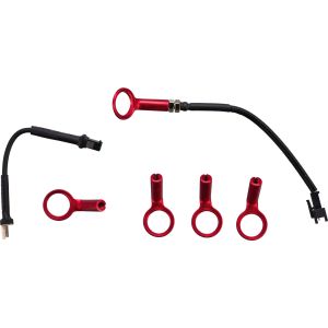 Temperaturfühler Zylinderkopf 14mm (Set inkl. 5 Adapterringen für Zündkerzenmontage + 1 Sensor mit Kabel, für KOSO-Instrumente passend)