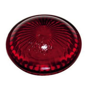 Ersatzglas für Bates-Rücklicht, rot, e-geprüft