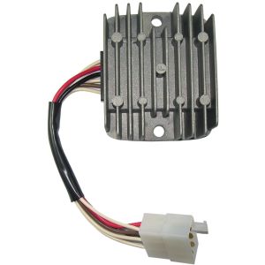 Replica 12V Gleichrichter-/Reglereinheit (Anschluss wie OEM, benötigt Adapter 41655 zur Befestigung an originale Stehbolzen / Batteriekasten)