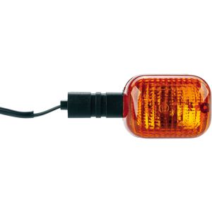 Replika-Blinker vorn/links bzw. hinten/rechts, 12V Glühlampe 10W BA15S, Verschraubung wie OEM, starrer Blinkerarm, 1 Stück