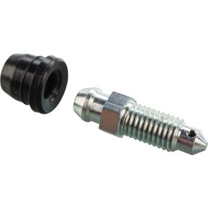 Bremsentlüftungsschraube M7x1.00, Länge gesamt 28mm, mit Gummi-Abdeckkappe, OEM-Vergleichs-Nr. 1UY-W0048-50